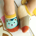 BSP-602 Wholesale Lovely Animal Little Bear Design Anti-slip Baby Socks Cute Orange Color Baby Socks